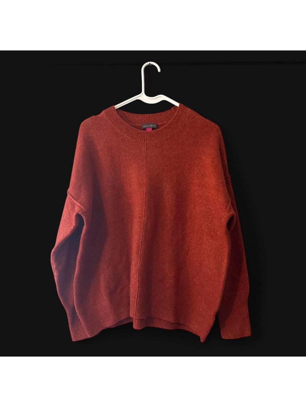 Vince camuto orange sweater size S